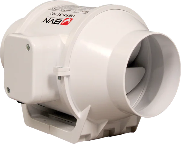 Диагональный канальный вентилятор (mixed-flow) BMFX 100/2V, Ø100 мм
