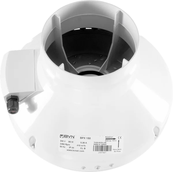 Компактный канальный вентилятор BPX EC 150, Ø150 мм